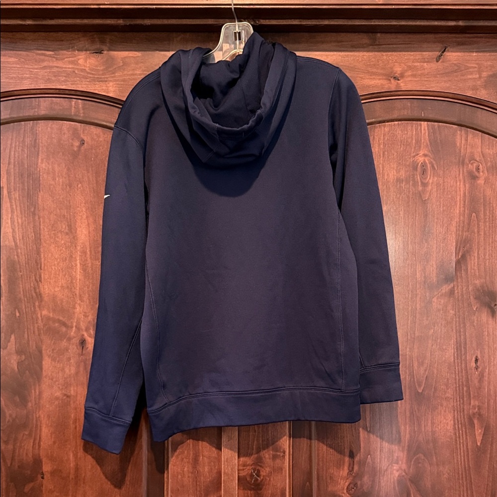 Nike Men's Navy Blue Hoodie with Denver Broncos Logo from Super Bowl 50 - Picture 3 of 6